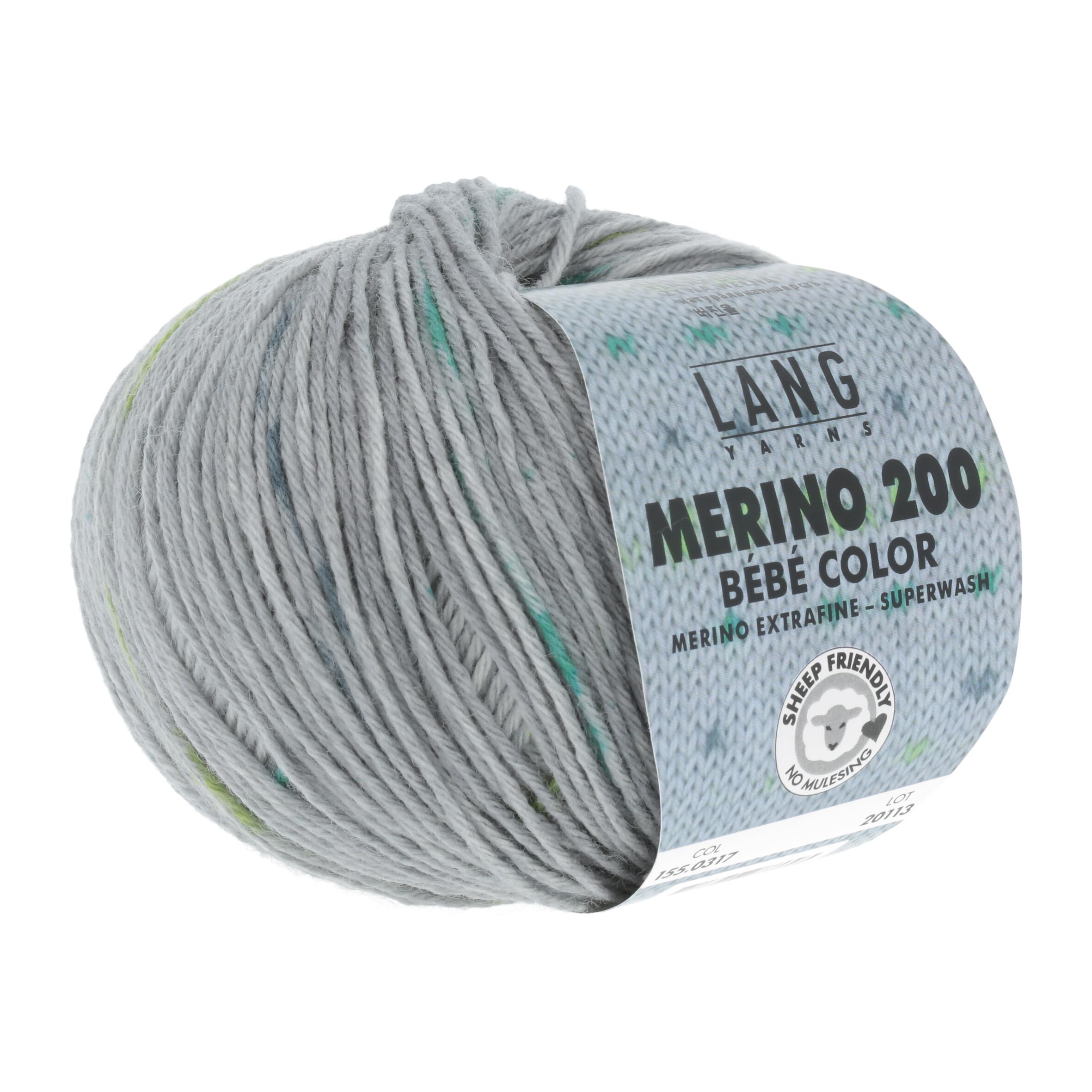 włóczka MERINO 200 BEBE COLOR - 317