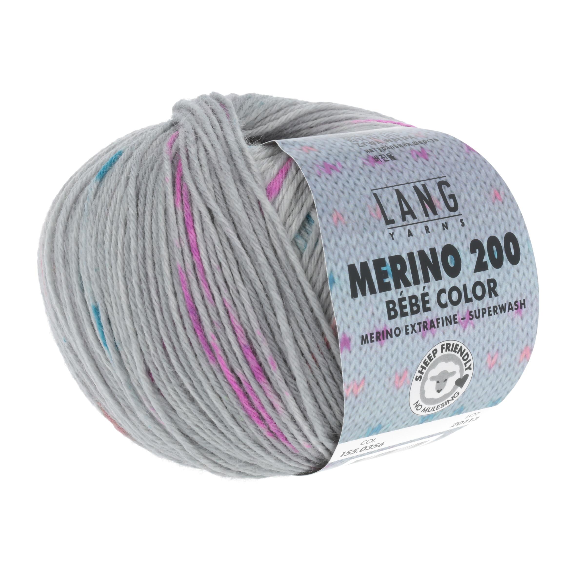 włóczka MERINO 200 BEBE COLOR - 356