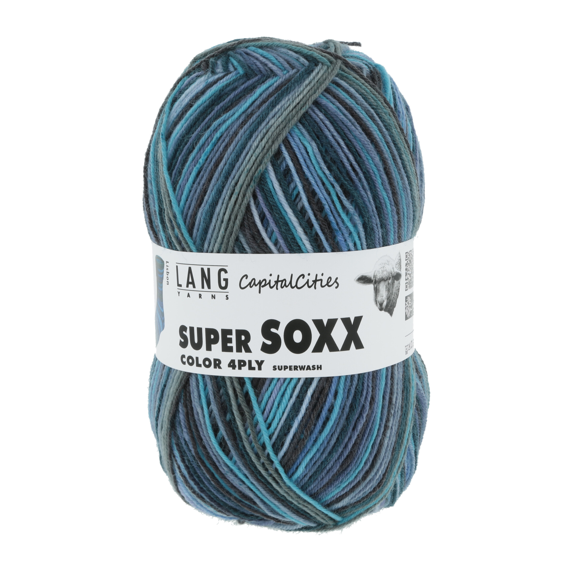 włóczka SUPER SOXX COLOR 4-FACH - 343