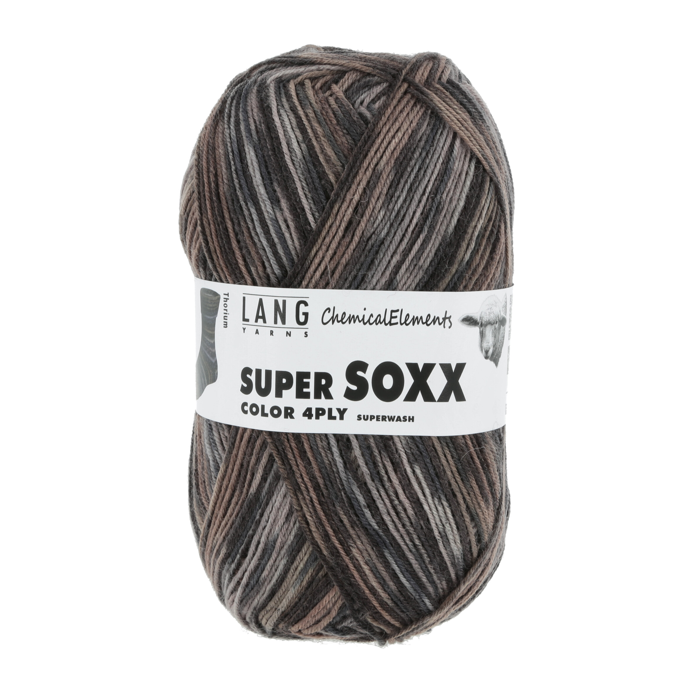włóczka SUPER SOXX COLOR 4-FACH - 348