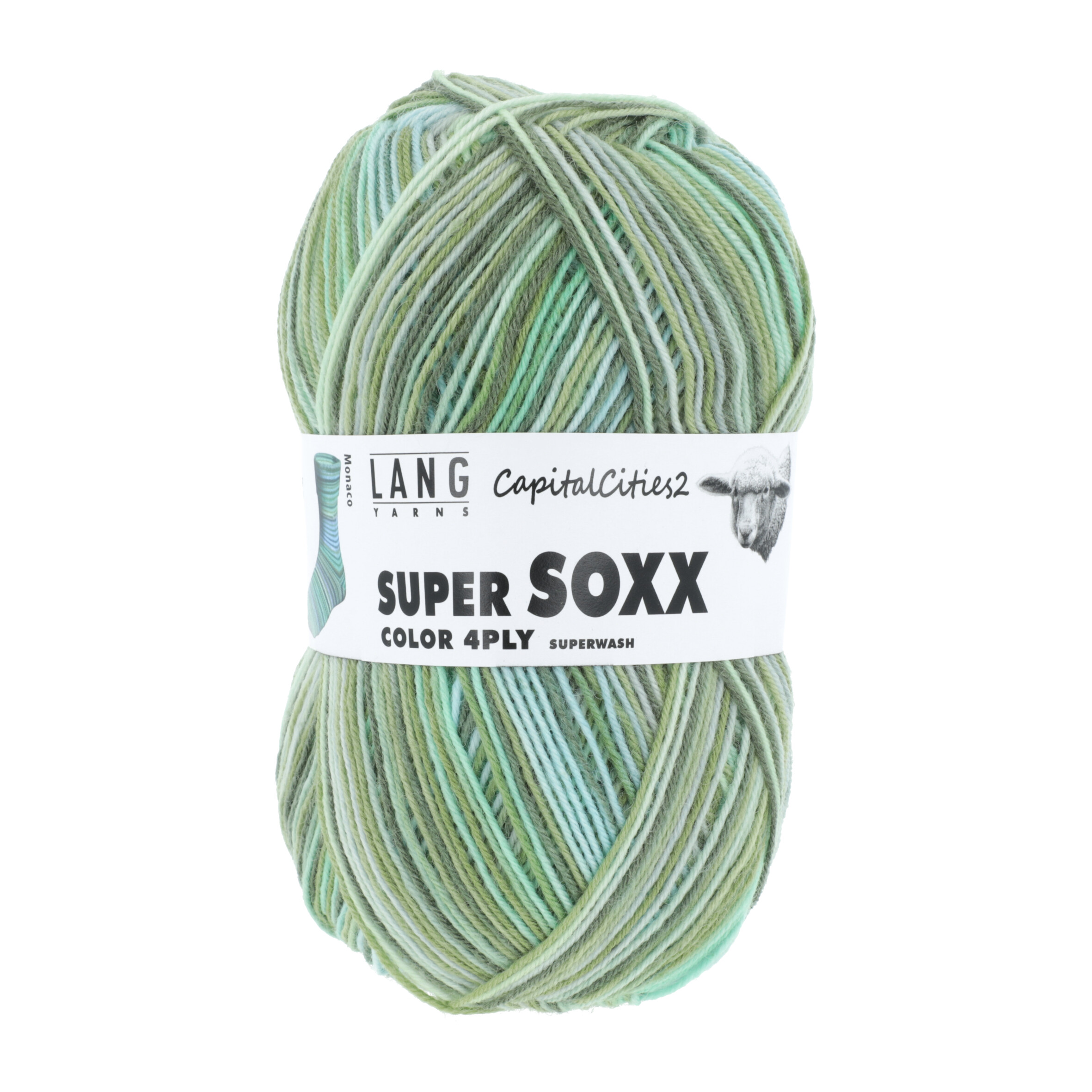 włóczka SUPER SOXX COLOR 4-FACH - 384
