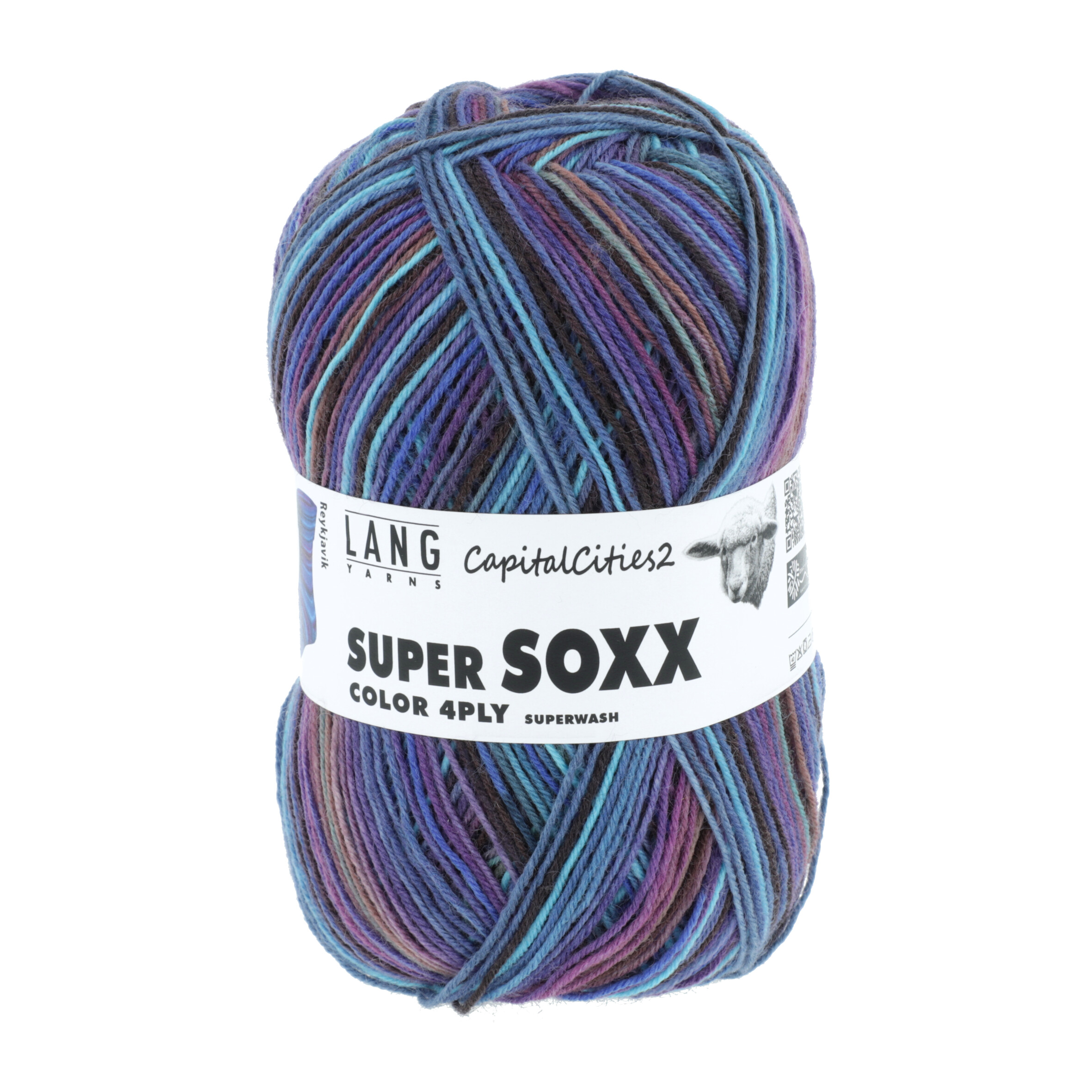 włóczka SUPER SOXX COLOR 4-FACH - 386